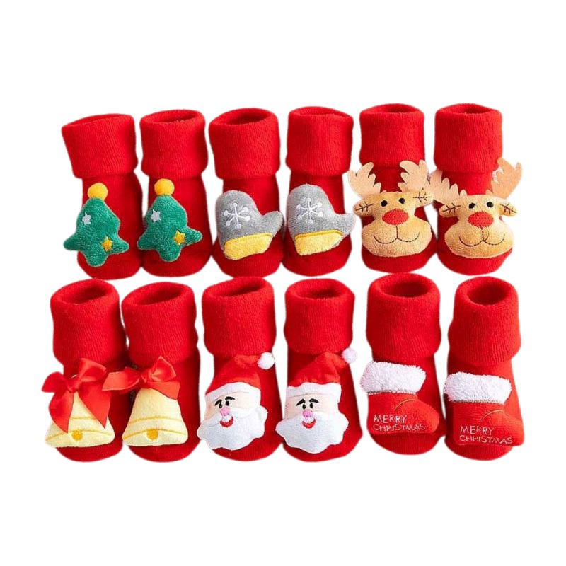 Meia Natalina Recém Nascido Bambino Meia Natalina Recém Nascido Bambino Loja do Bambino 