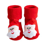 Meia Natalina Recém Nascido Bambino Meia Natalina Recém Nascido Bambino Loja do Bambino Modelo 04 P - 0 a 1 ano 