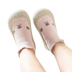 Meia Sapatilha Bebê Antiderrapante Cano Médio Meia Sapatilha Bebe Antiderrapante Cano Médio Loja do Bambino 