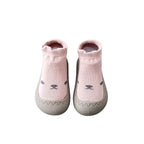 Meia Sapatilha Bebê Antiderrapante Cano Médio Meia Sapatilha Bebe Antiderrapante Cano Médio Loja do Bambino Rosa 20 (12cm) 