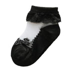 Meia em Renda Recém Nascido Bambino Meia em Renda Recém Nascido Bambino Loja do Bambino Preta P - 3 a 11 meses 