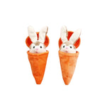 Mini Coelho de pelúcia com cenoura Mini Coelho de pelúcia com cenoura Loja do Bambino 
