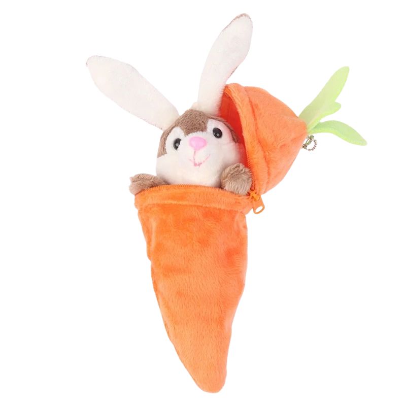 Mini Coelho de pelúcia com cenoura Mini Coelho de pelúcia com cenoura Loja do Bambino 