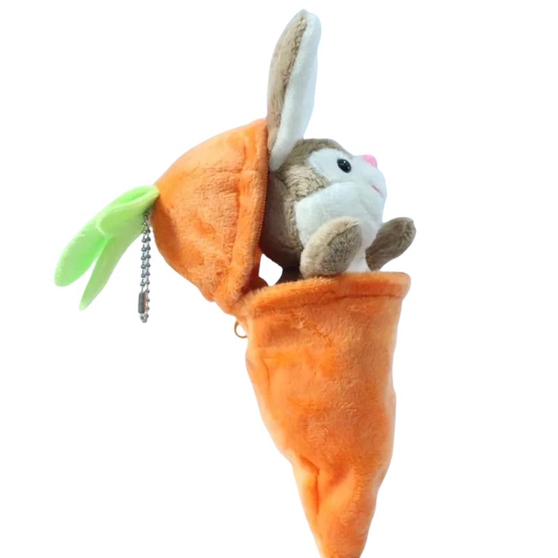 Mini Coelho de pelúcia com cenoura Mini Coelho de pelúcia com cenoura Loja do Bambino 