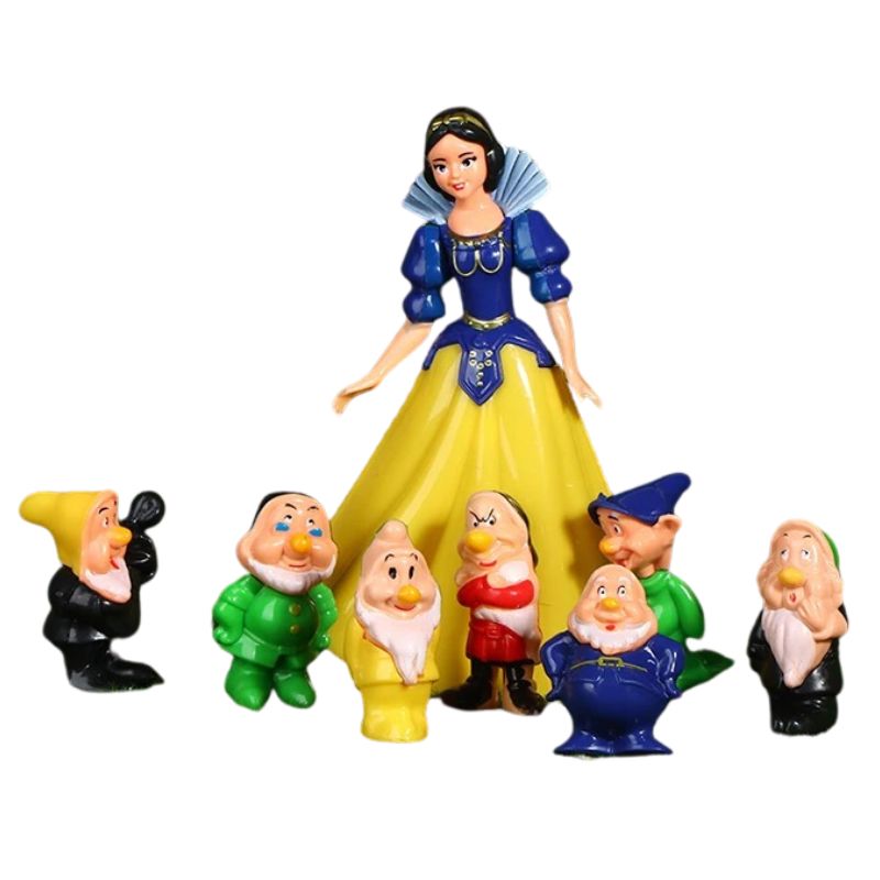 Miniaturas Branca de Neve e os 7 Anões Miniaturas Branca de Neve e os 7 Anões Loja do Bambino Kit Completo 