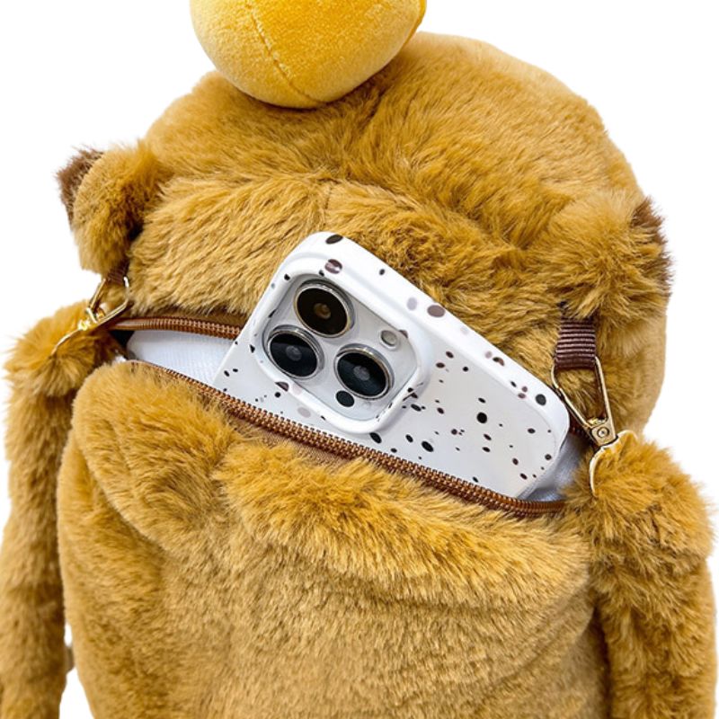 Mochila Infantil Pelúcia Capivara Mochila Infantil Pelúcia Capivara Loja do Bambino 