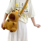 Mochila Infantil Pelúcia Capivara Mochila Infantil Pelúcia Capivara Loja do Bambino 