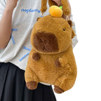 Mochila Infantil Pelúcia Capivara Mochila Infantil Pelúcia Capivara Loja do Bambino 