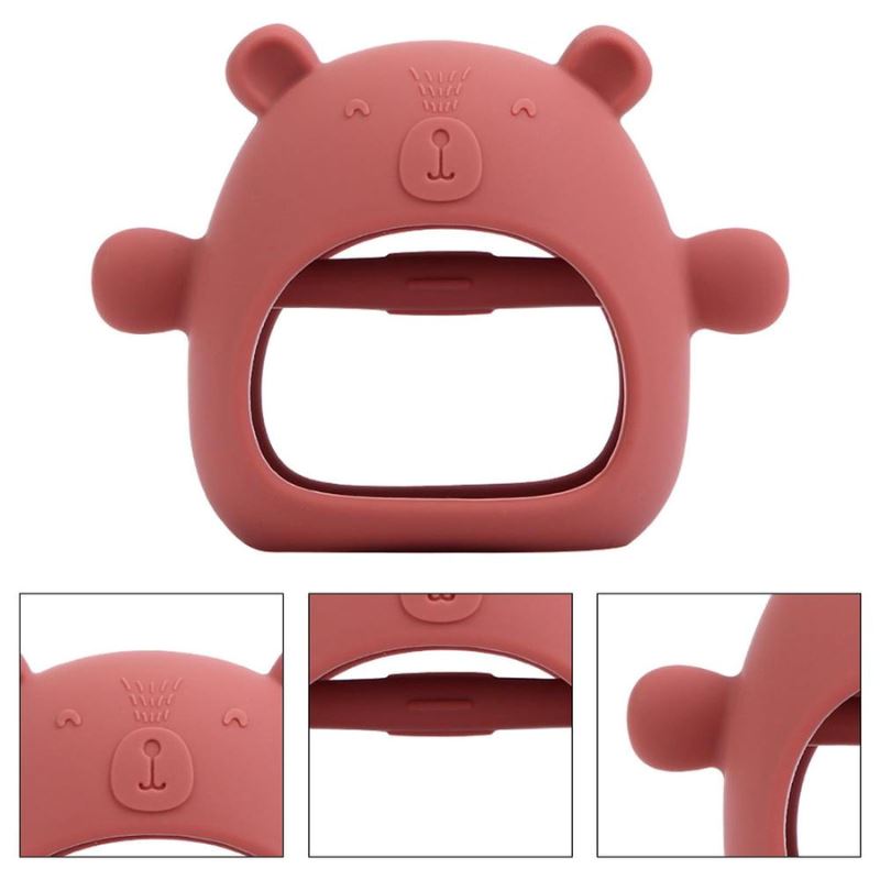 Mordedor Silicone Anti - Bactérias Recém Nascido Bambino Mordedor Silicone Recém Nascido Bambino Loja do Bambino 