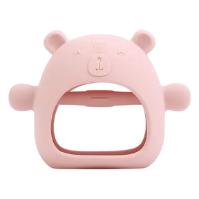 Mordedor Silicone Anti - Bactérias Recém Nascido Bambino Mordedor Silicone Recém Nascido Bambino Loja do Bambino Rosa 