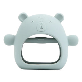 Mordedor Silicone Anti - Bactérias Recém Nascido Bambino Mordedor Silicone Recém Nascido Bambino Loja do Bambino Verde 