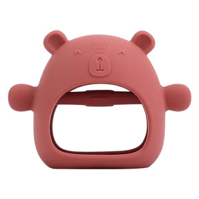 Mordedor Silicone Anti - Bactérias Recém Nascido Bambino Mordedor Silicone Recém Nascido Bambino Loja do Bambino Vermelho 