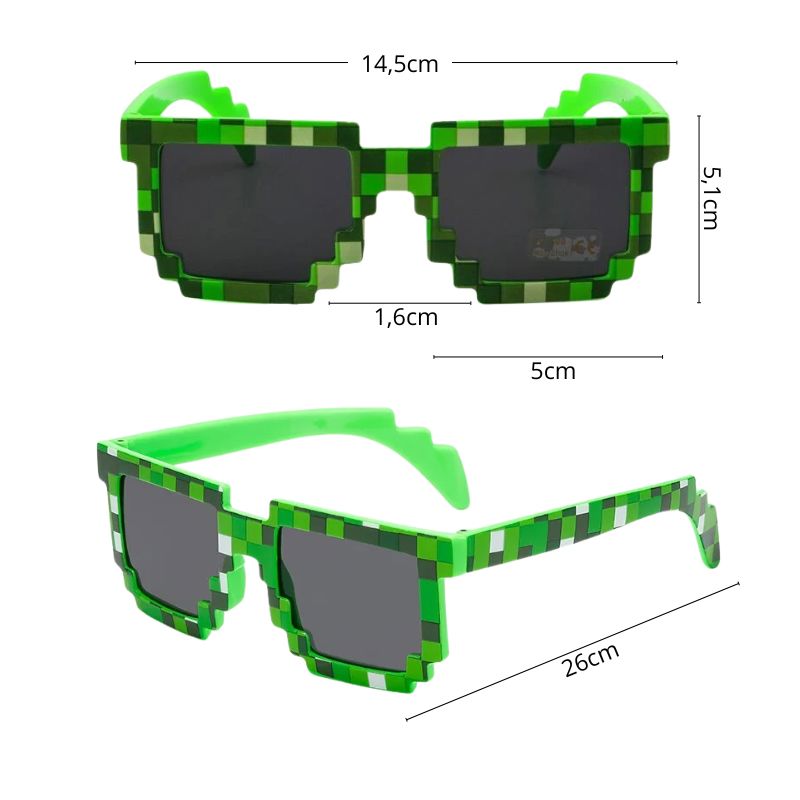 Óculos Minecraft infantil Óculos Minecraft infantil Loja do Bambino 