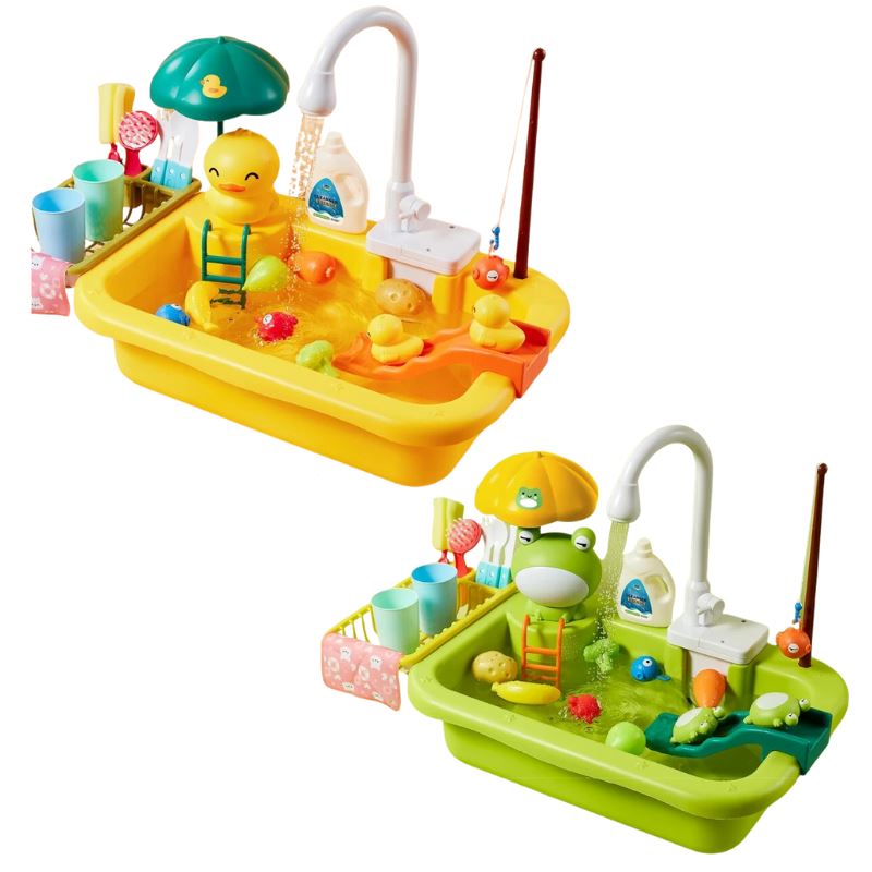 Pia de Brinquedo que sai Água com Acessórios Pia de Brinquedo que sai Água com Acessórios Loja do Bambino 