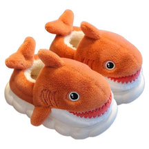 Pantufa Infantil Tubarão Pantufa Infantil Tubarão Loja do Bambino Laranja 24 a 25 ( 14.5cm) 