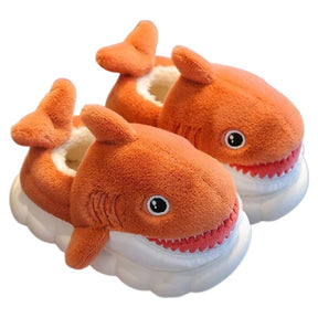 Pantufa Infantil Tubarão Pantufa Infantil Tubarão Loja do Bambino Laranja 24 a 25 ( 14.5cm) 