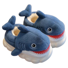 Pantufa Infantil Tubarão Pantufa Infantil Tubarão Loja do Bambino Azul Marinho 24 a 25 ( 14.5cm) 
