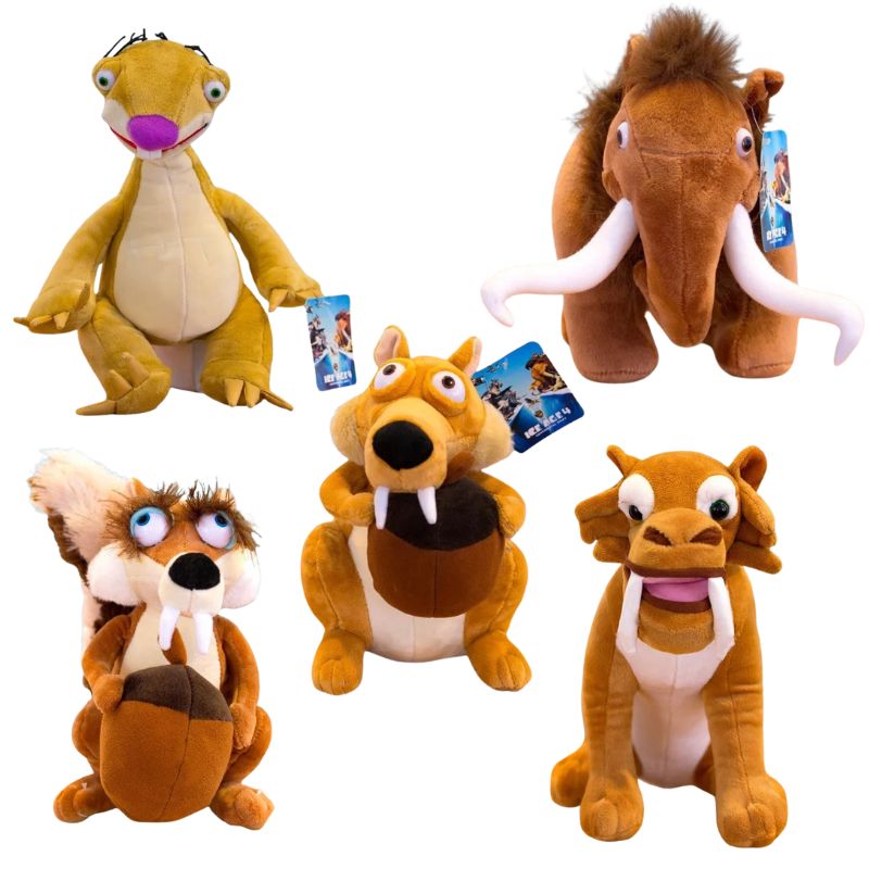 Pelúcia Era do Gelo Todos os Personagens Pelúcia Era do Gelo Todos os Personagens Loja do Bambino 