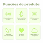 Pelúcia Interativa Realista de Gatinho e Cãozinho Pelúcia interativa realista de gatinho e cãozinho Loja do Bambino 