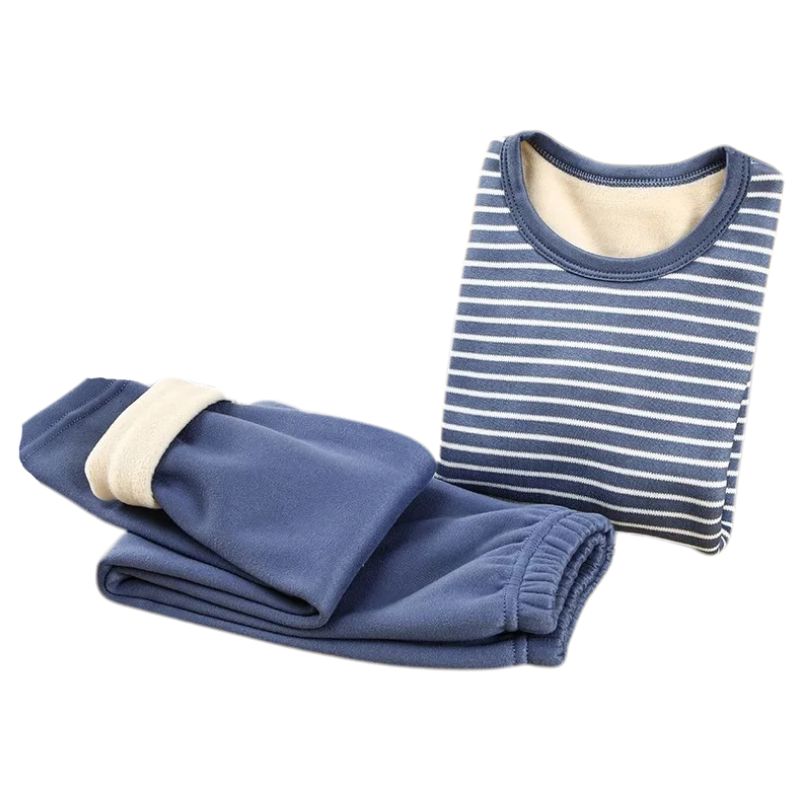 Pijama Infantil Listrado Peluciado Pijama Infantil Listrado Peluciado Loja do Bambino 