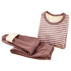 Pijama Infantil Listrado Peluciado Pijama Infantil Listrado Peluciado Loja do Bambino 