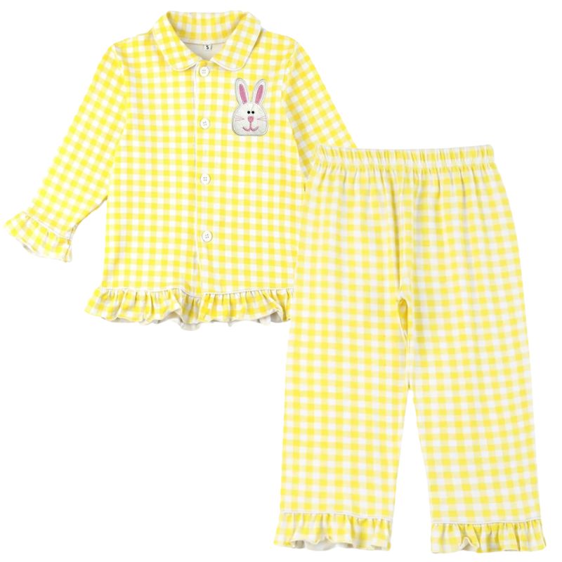 Pijama Páscoa Infantil Pijama Páscoa Infantil Loja do Bambino Amarelo 02 80 