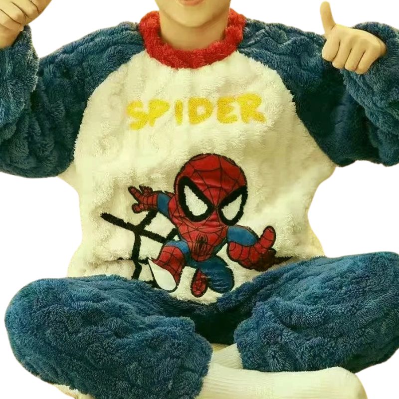 Pijama Peluciado Homem-Aranha Infantil Pijama Peluciado Homem-Aranha Infantil Loja do Bambino 