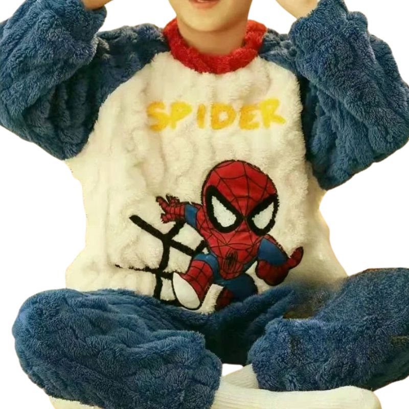 Pijama Peluciado Homem-Aranha Infantil Pijama Peluciado Homem-Aranha Infantil Loja do Bambino 