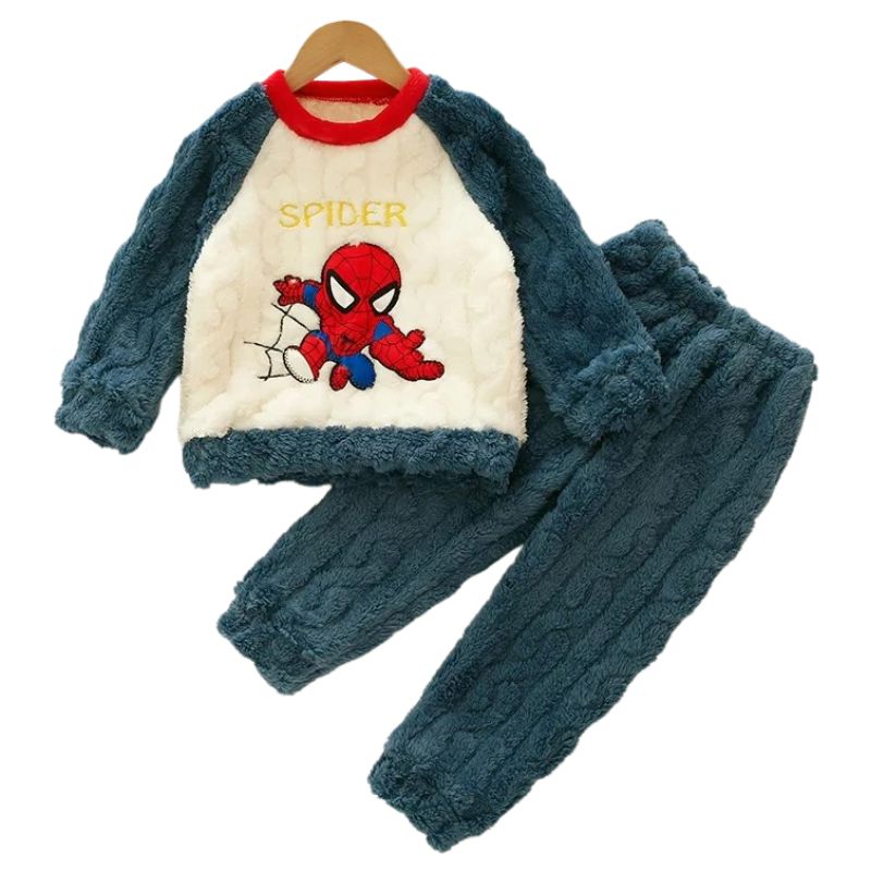 Pijama Peluciado Homem-Aranha Infantil Pijama Peluciado Homem-Aranha Infantil Loja do Bambino 
