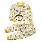Pijama Infantil Manga Longa para Bebês e Crianças Pijama Infantil Manga Longa para Bebês e Crianças Loja do Bambino Modelo 2 3 a 6 meses 