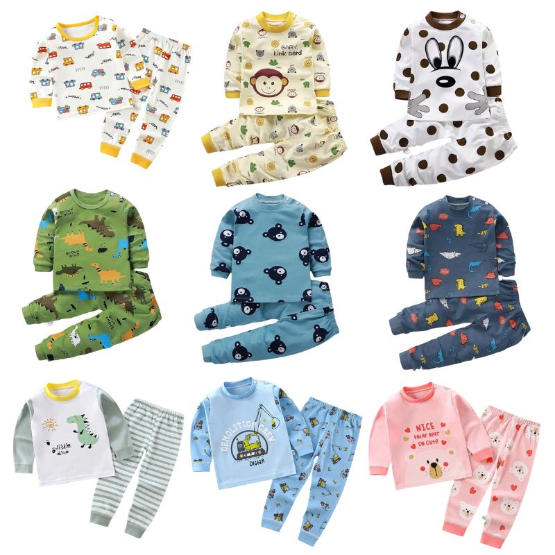 Pijama Infantil Manga Longa para Bebês e Crianças Pijama Infantil Manga Longa para Bebês e Crianças Loja do Bambino 