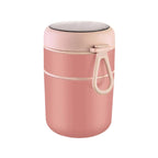 Pote Térmico Infantil em Inox com Colher de Brinde Pote Térmico Infantil em Inox com Colher de Brinde Loja do Bambino Rosa 710ml 
