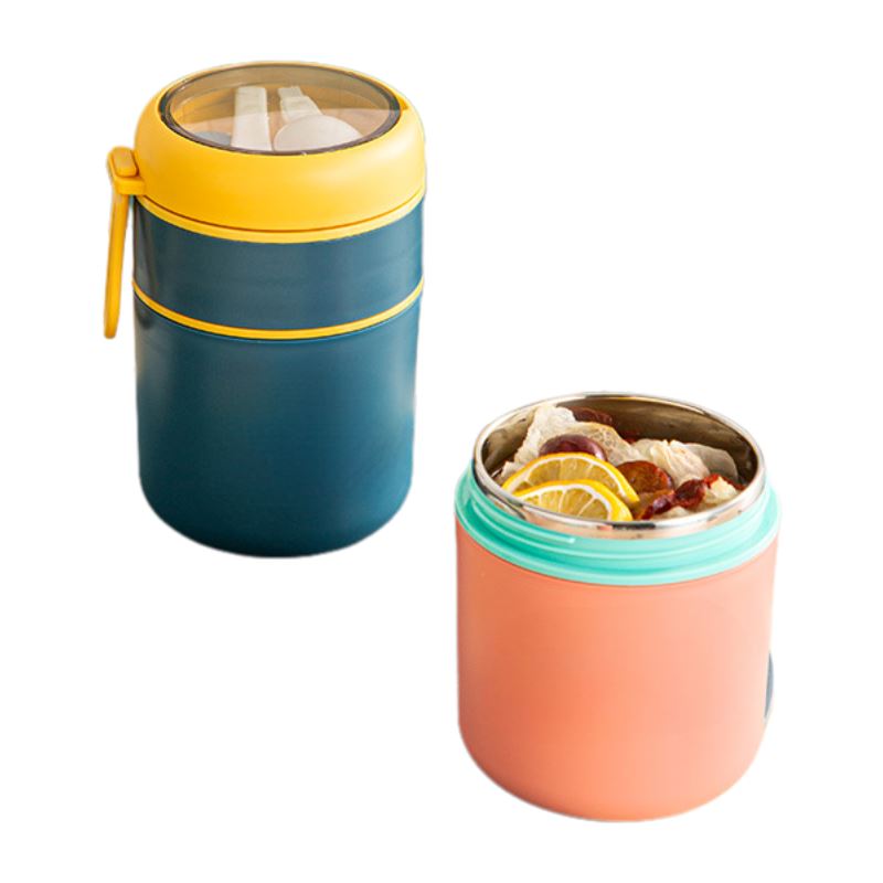 Pote Térmico Infantil em Inox com Colher de Brinde Pote Térmico Infantil em Inox com Colher de Brinde Loja do Bambino 