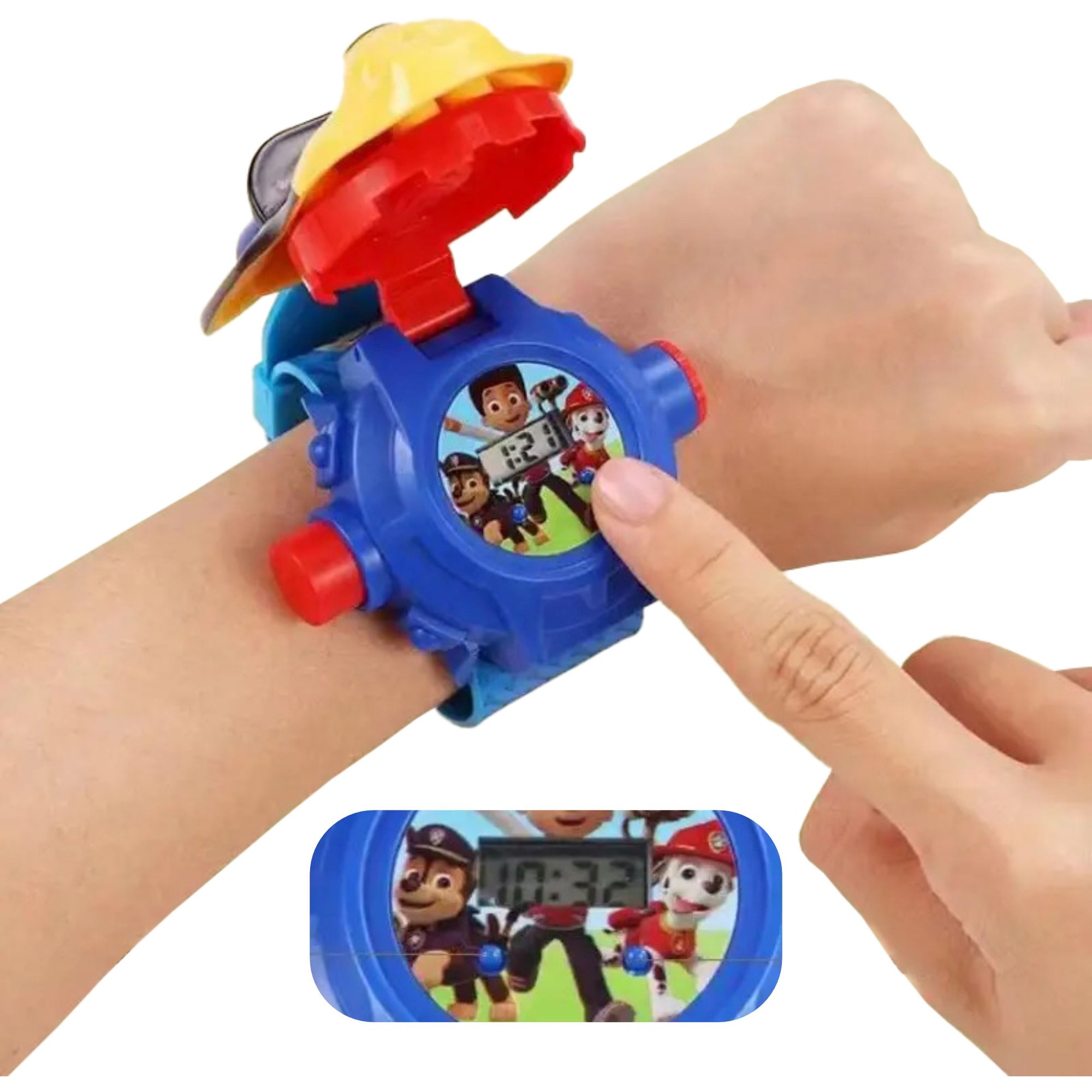 Relógio Patrulha Canina - Com Projetor de Imagens Relógio Patrulha Canina - Com Projetor de Imagens Loja do Bambino 