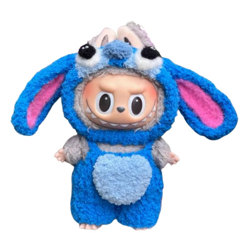 Roupa Labubu do Stitch Roupa Labubu do Stitch Loja do Bambino Azul 17cm 