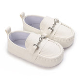 Sapato Mocassim em Couro para Bebê Sapato Mocassim em Couro para Bebê Loja do Bambino Branco 1 
