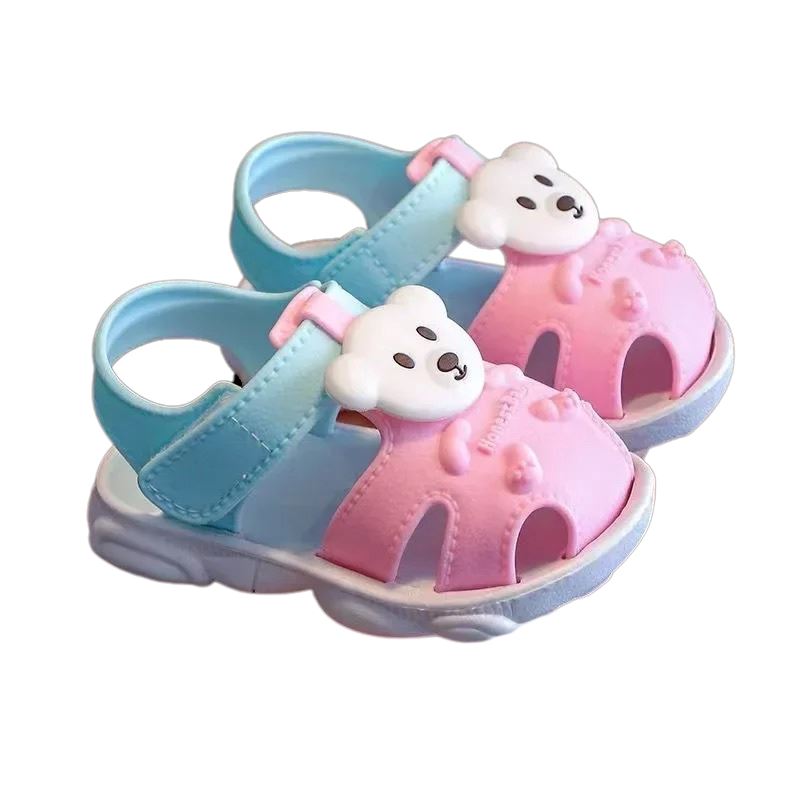Sandália Bear Masculina para Bebê Sandália Bear Masculina para Bebê Loja do Bambino Rosa Pink 6 a 9 meses (11.5cm) 