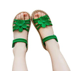 Sandália Verão Margarida Infantil Bambino Sandália Margarida Infantil Bambino Loja do Bambino Verde 24 (15cm) 