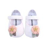 Sapatilha Flor Bordada para Bebê