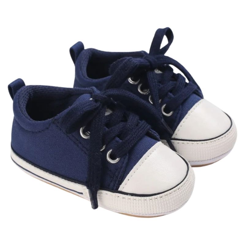 Sapatinho All Star Bebê Sapatinho All Star Bebê Loja do Bambino Azul 0 a 6 meses ( 11cm) 