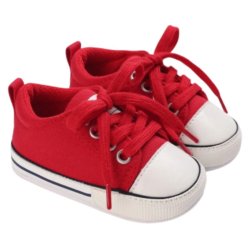 Sapatinho All Star Bebê Sapatinho All Star Bebê Loja do Bambino Vermelho 0 a 6 meses ( 11cm) 