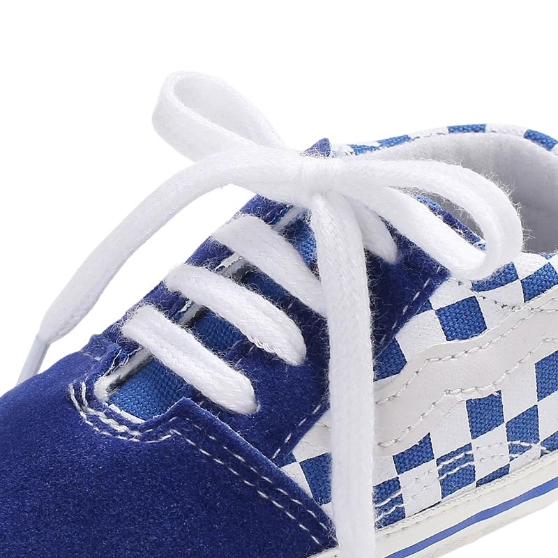 Sapatinho Bebê Estilo Tênis Casual Xadrez Sapatinho Bebê Estilo Tênis Casual Xadrez Loja do Bambino 