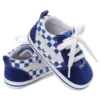 Sapatinho Bebê Estilo Tênis Casual Xadrez Sapatinho Bebê Estilo Tênis Casual Xadrez Loja do Bambino 