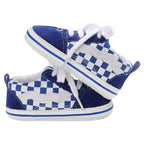 Sapatinho Bebê Estilo Tênis Casual Xadrez Sapatinho Bebê Estilo Tênis Casual Xadrez Loja do Bambino 