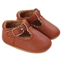 Sapatinho De Couro Para Bebê Sapatinho De Couro Para Bebê Loja do Bambino Marrom 0 a 6 meses (11cm) 