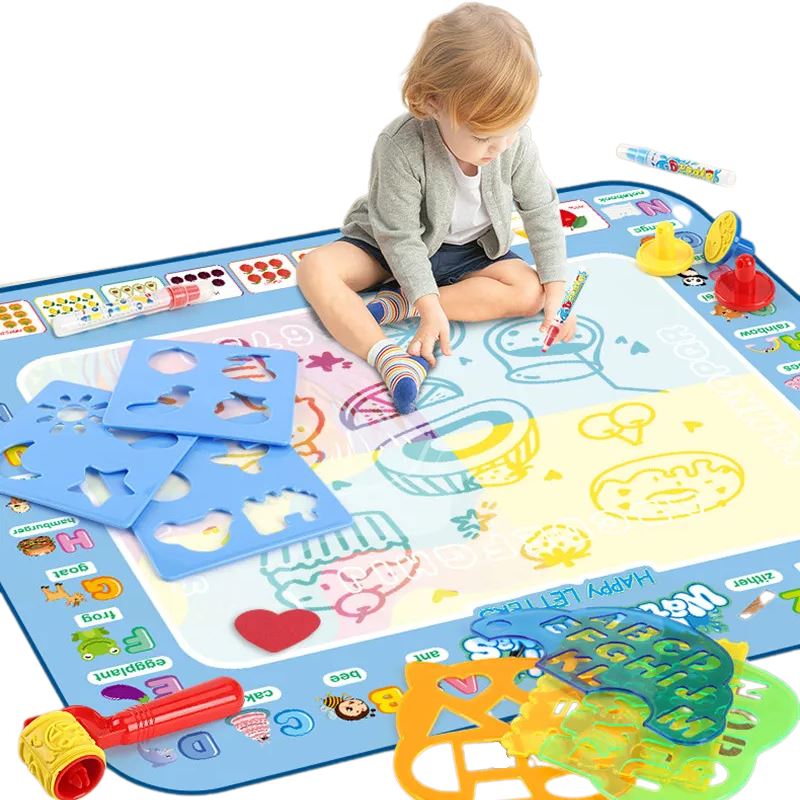Tapete de Desenho Água Mágica + Canetas Mágicas Reutilizáveis para Crianças Tapete de Desenho Água Mágica + Canetas Mágicas Reutilizáveis para Criança Loja do Bambino 