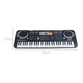 Teclado Elétrico Com Microfone Infantil Teclado Elétrico Com Microfone Infantil Loja do Bambino 