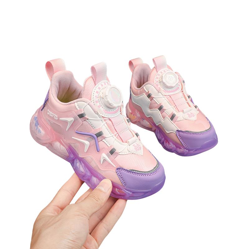 Tênis Air Sport Feminino para Crianças Tênis Air Sport Feminino para Crianças Loja do Bambino Rosa 25 (16cm) 