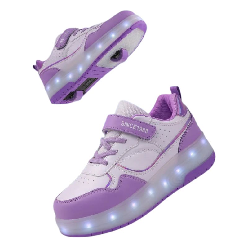 Tênis Com Rodinha e Luz de Led Infantil Tênis Com Rodinha e Luz de Led Infantil Loja do Bambino 