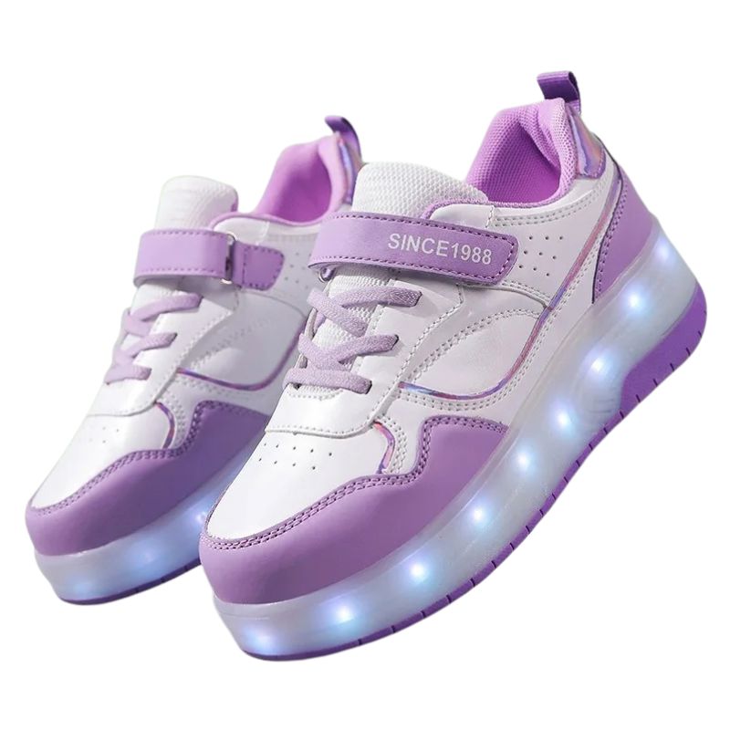 Tênis Com Rodinha e Luz de Led Infantil Tênis Com Rodinha e Luz de Led Infantil Loja do Bambino 